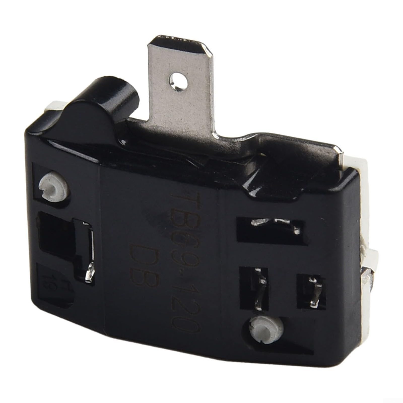 Interruttore di sovraccarico compressore frigorifero in acciaio inox e plastica relè di avviamento 110/220V 4TM Protector compatibile con 1/2-1/6 per motori HP (1/6HP)
