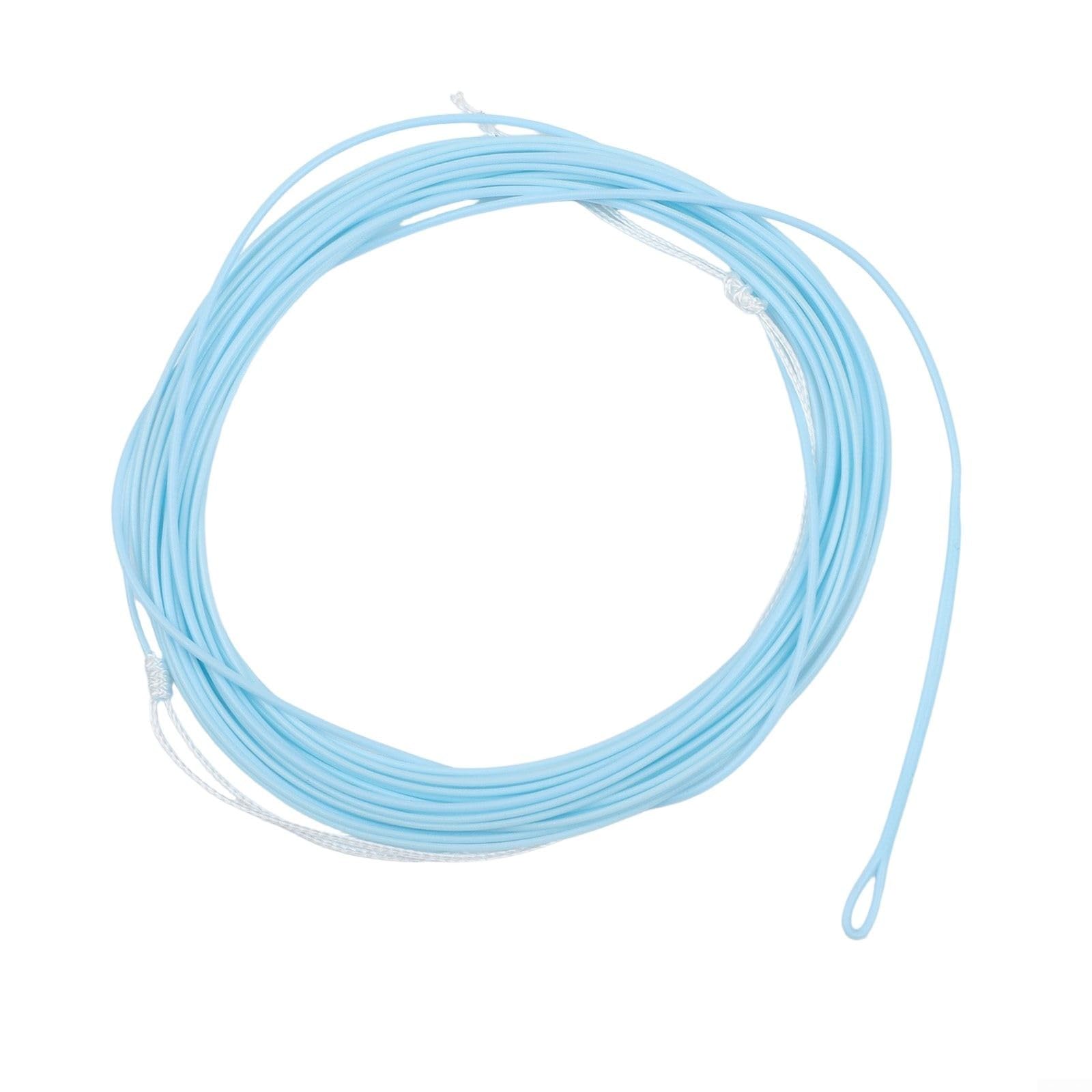 Tenkara Ligne de pêche à la mouche conique en PVC – 4 m, 40 g, boucles soudées aux deux extrémités, noyau en nylon/polyester à faible élasticité, revêtement lisse, utilisation en eau salée