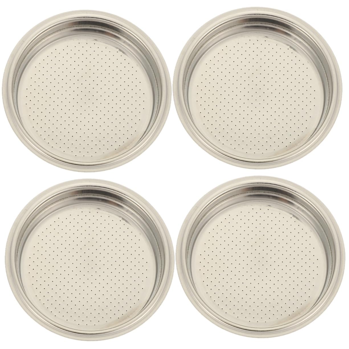 Artibetter 4piezas Filtro De Café Reutilizable De Inoxidable Malla Fina Compatible Cafetera Sola Taza Fácil De Usar y Limpiar Para Amantes Del Café