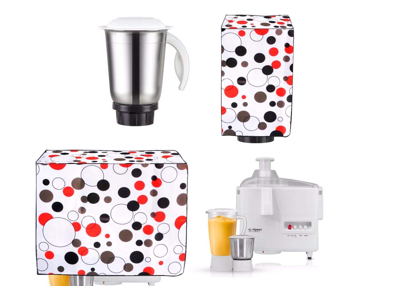 Cool Dealzz Check Printed Cover for Mixer Grinder Full Coverage Cover -Multicolor-image-15