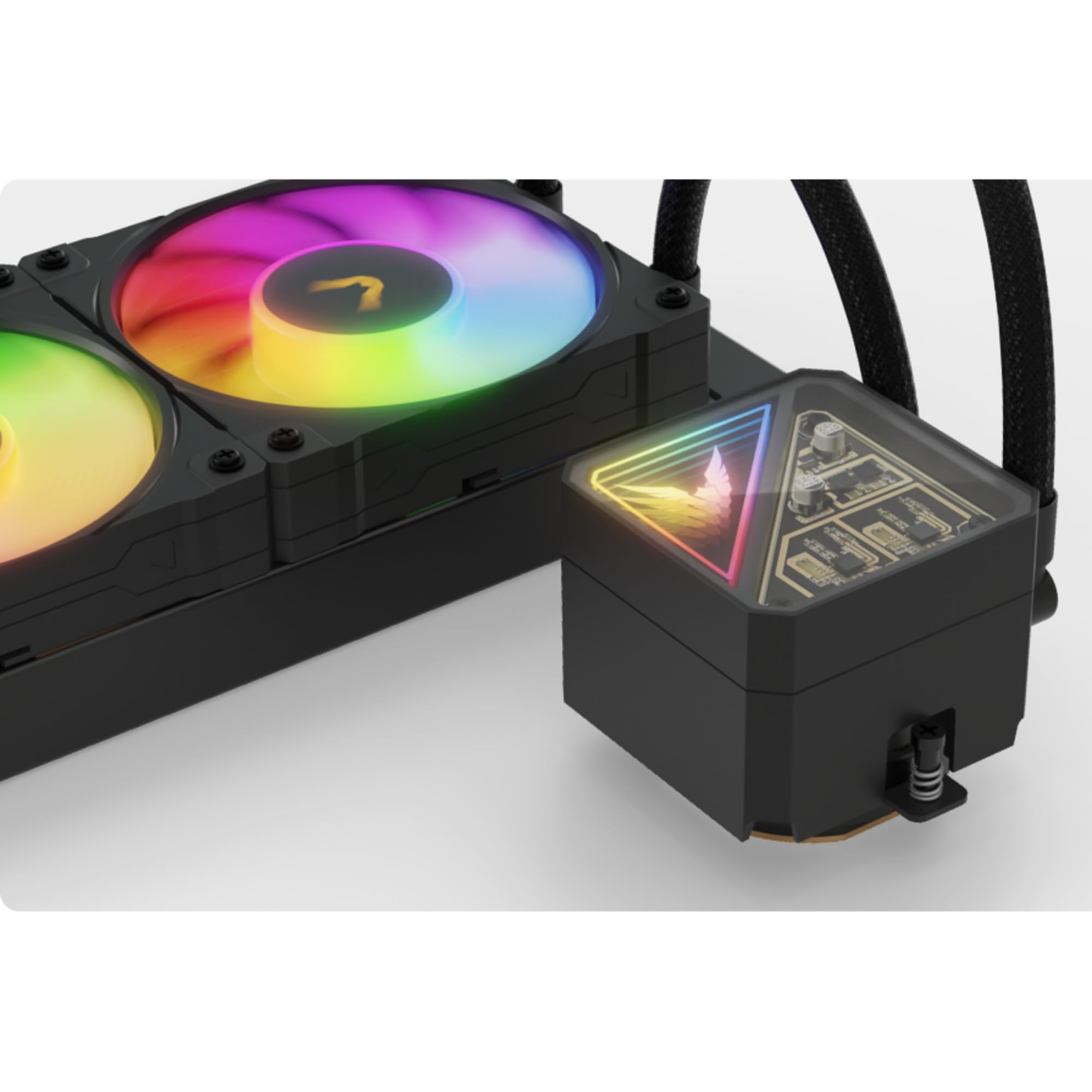 VALKYRIE B360 水冷CPUクーラー AMD対応 動作確認済み VALKYRIE V360 オールインワン CPU 水冷ラジエーター IPS LCD