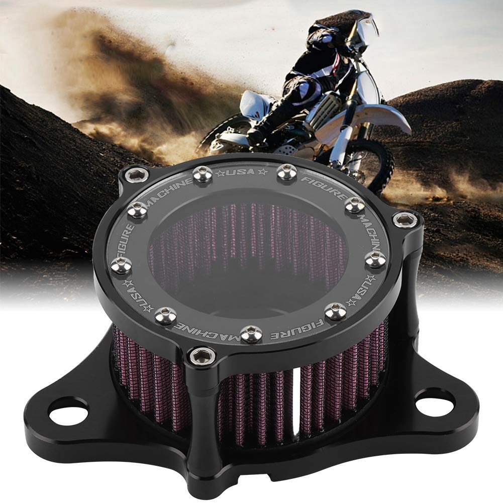 Elerose Filtro de Aire de la Motocicleta, Filtro de Aire del Sistema de Filtro de Admisión de Control Digital Computadora Se adapta a Sportster XL883 XL1200 2004-2016