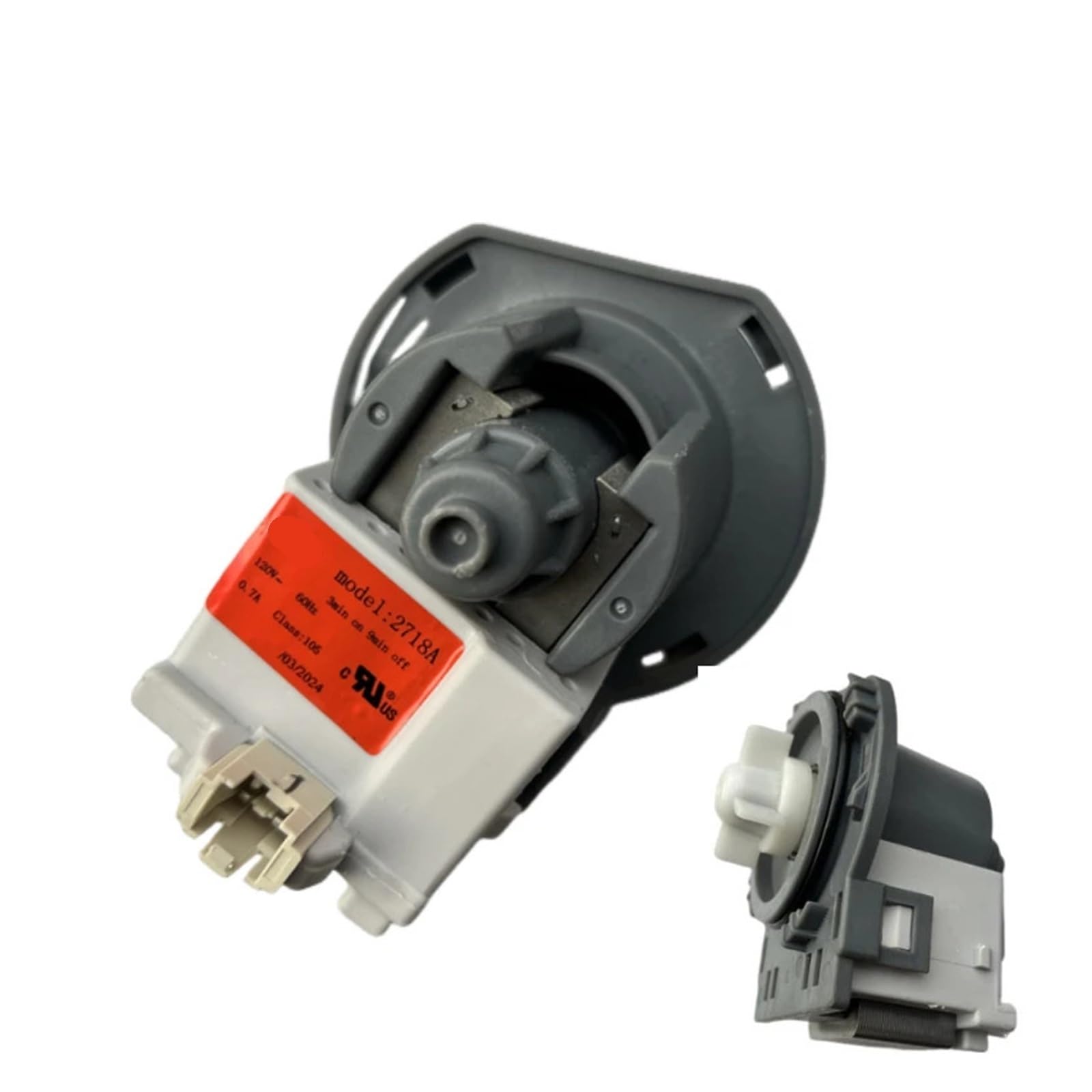 Motore Della Pompa Di Scarico Della Lavastoviglie 2718A 120V-127V, Compatibile Con Frigidaire, Compatibile Con Kenmore, Funzionamento Stabile