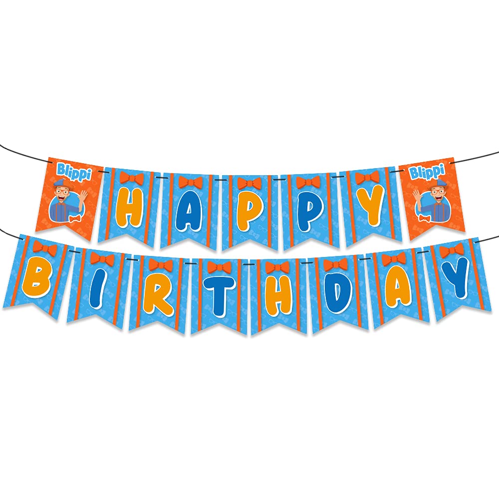 Bilippi Birthday Party Decorations Supplies for Kids Blippi Cartoon