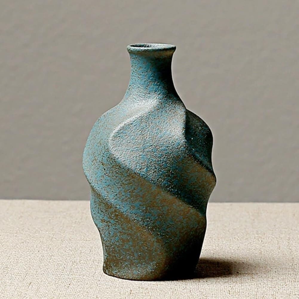 Vase en céramique ikebana idéal pour centre de table discret