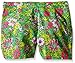 Kanu Surf Big Girls Sassy UPF 50+ Quick Dry Beach Coverup Boardshort, Karlie Green Floral, Large (12/14)