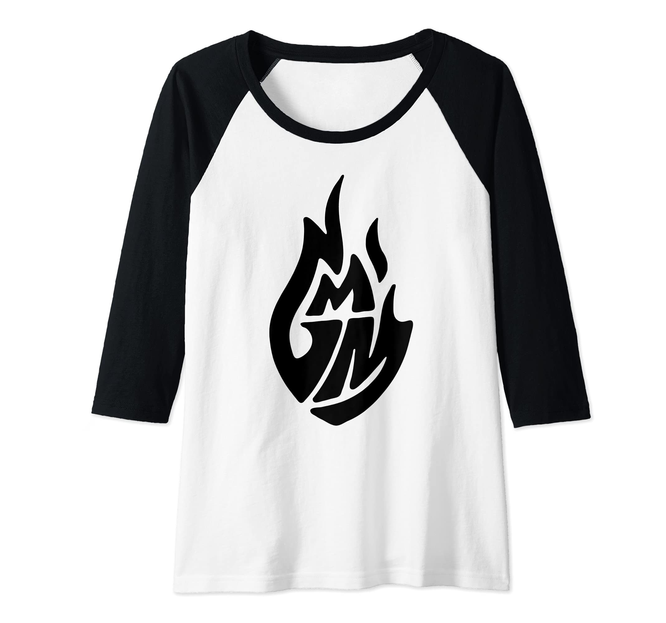 MYTHICALWomens Good Mythical Morning Raglan Long Sleeve Raglan Baseball TeeOEKO-TEX STANDARD 100