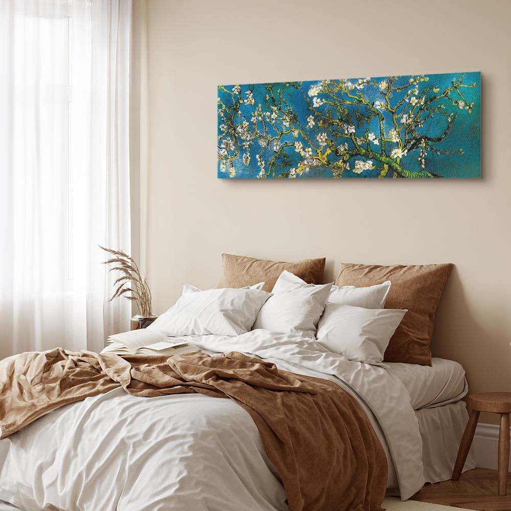 murando - Quadro Acustico Mandorlo 1 pezzo schiuma acustica Quadri Moderni Camera da Letto Matrimoniale - Stampa su Tela - Pannelli Fonoassorbenti Decorativi - Fonoassorbente Acustiche