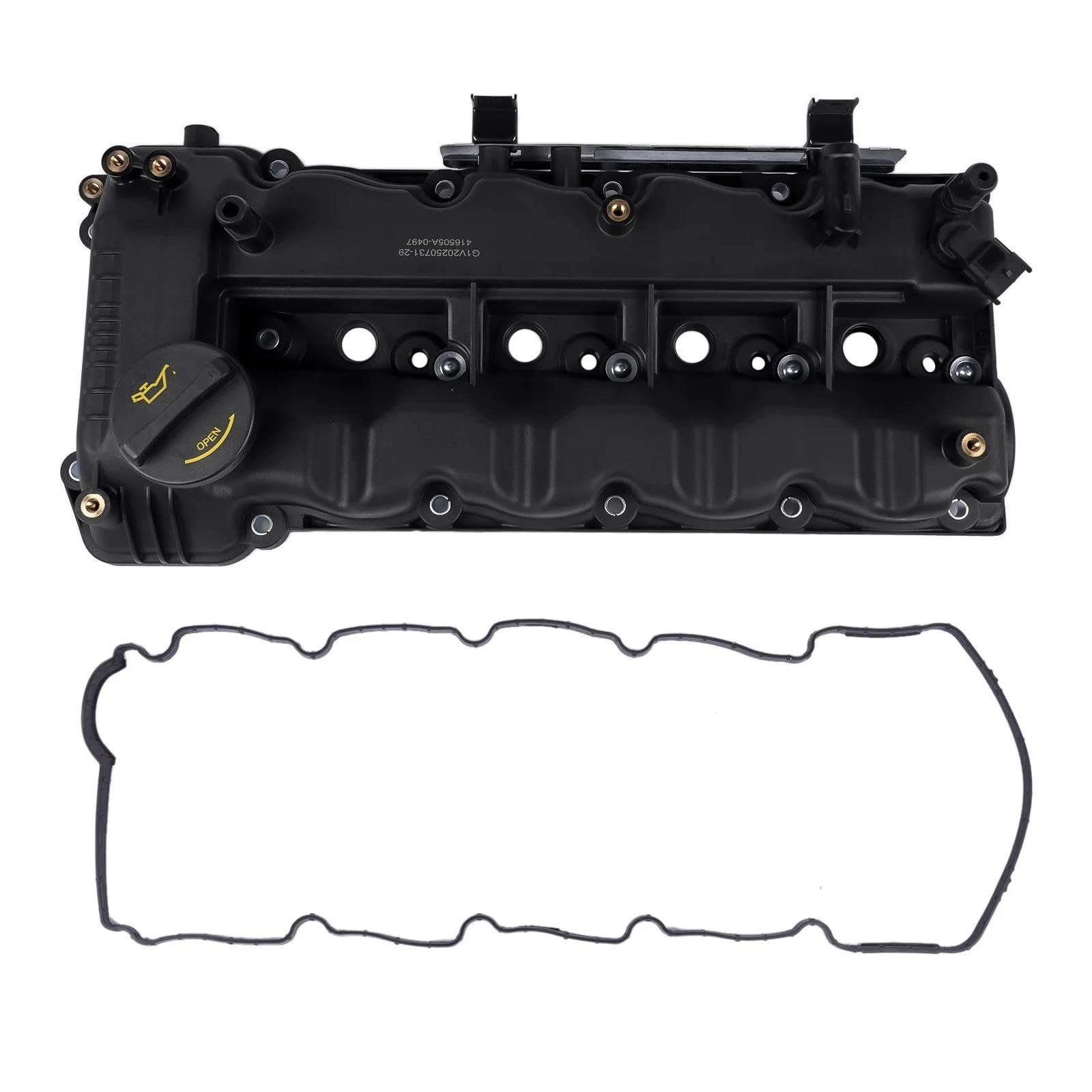 Tapa de balancines Conjunto De Cubierta De Válvula De Culata De Motor Para Hyundai I40 Ix35 Para Kia Para Carens Para Optima Para Sportage 1,7 CRDi D4FD Tapa de válvula con Junta