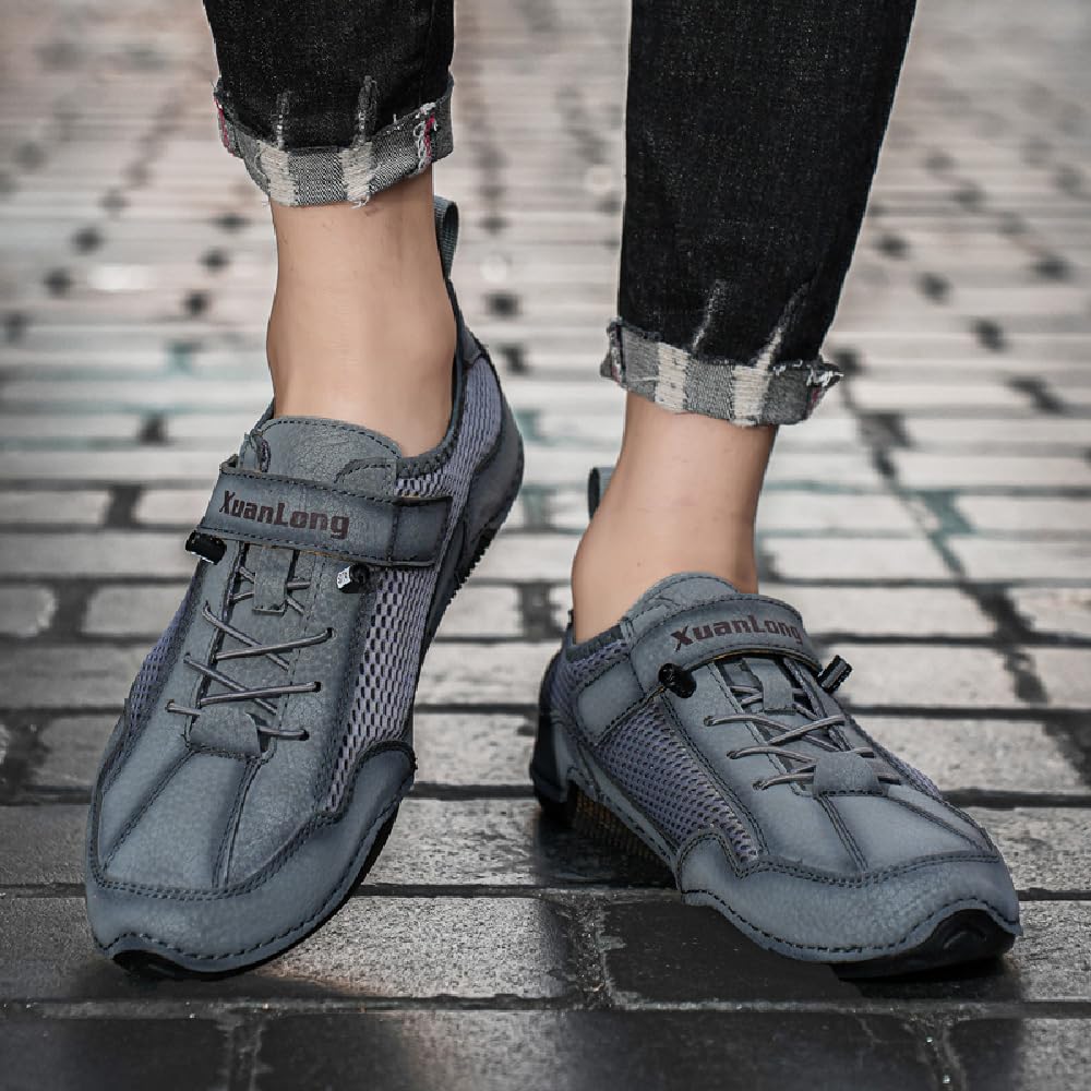Męskie Buty Turystyczne i Do Biegania w Terenie Lekkie Letnie Buty Outdoorowe Oddychające i Wygodne Buty Codzienne