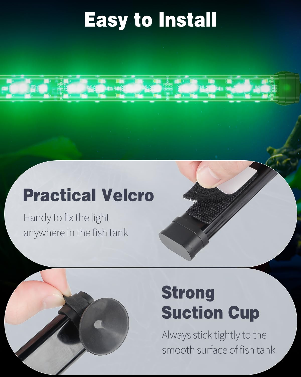 Luce LED Per Acquario Pawfly 40cm - Spettro Completo, Timer 24/7, Luminosità Regolabile - Foto 3