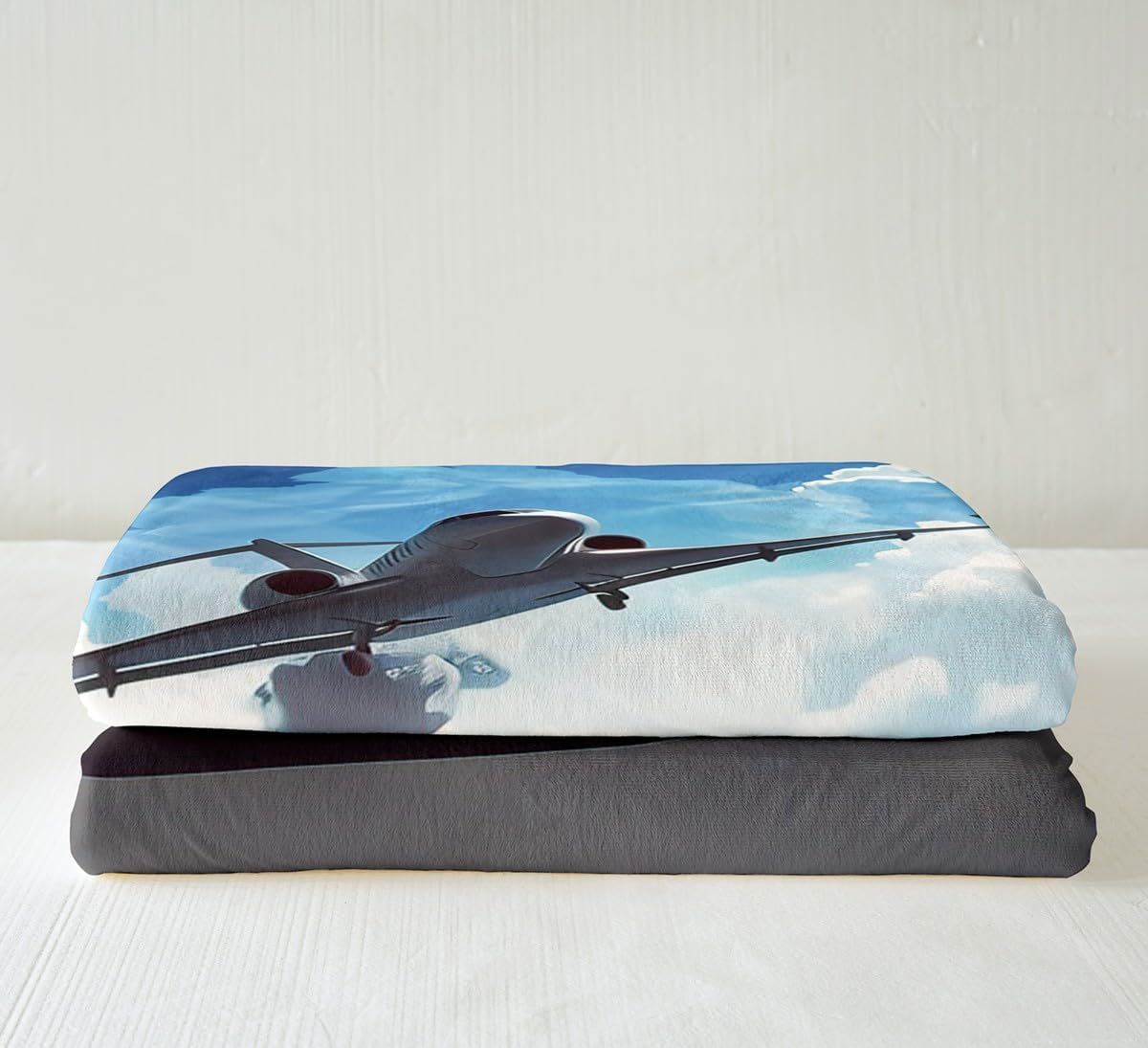 Feelyou Race Sports Car Fleece Blanket Extreme Sports Theme Sherpa Blanket for Chair Sofa Couch Men Aircraft Airplane Plush Throw Blanket Red Automobile Style Fuzzy Blanket Room Decor Throw 50"x60"