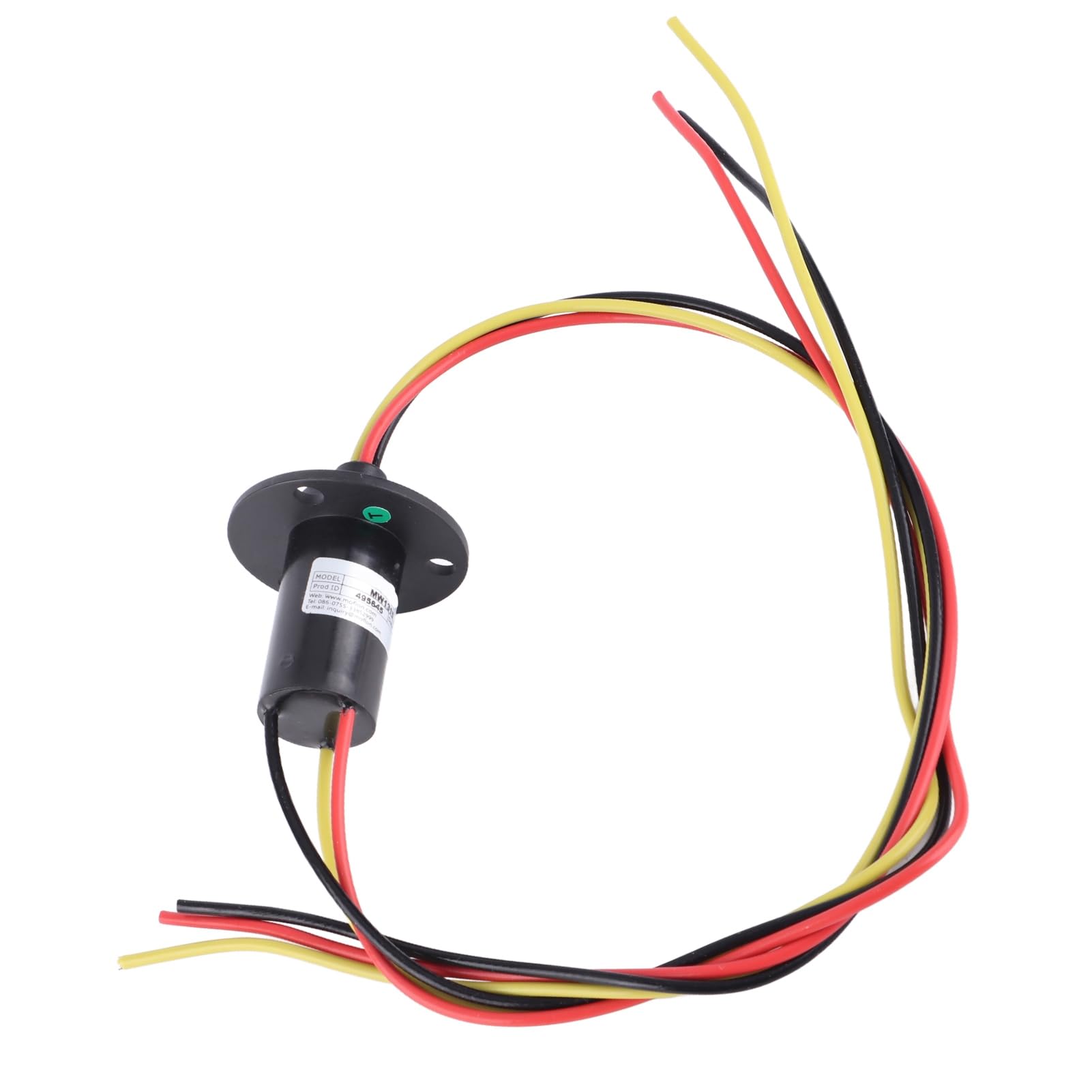 Garosa Mini Bagues Collectrices, Collecteur à 3 Fils pour Générateur éolien, Conception Anti-brouillage 15A 0-600V pour Applications de
