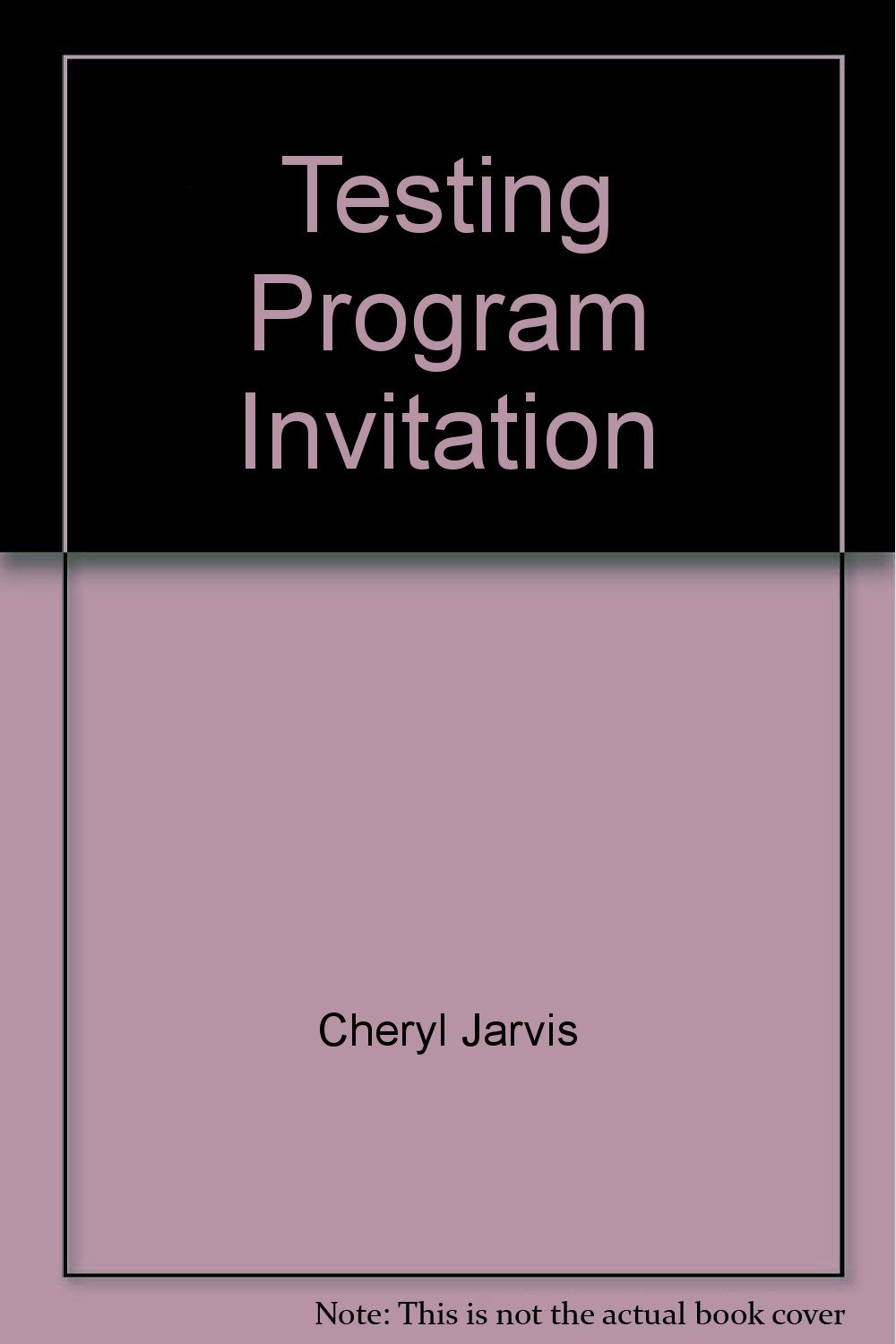 Testing Program Invitation