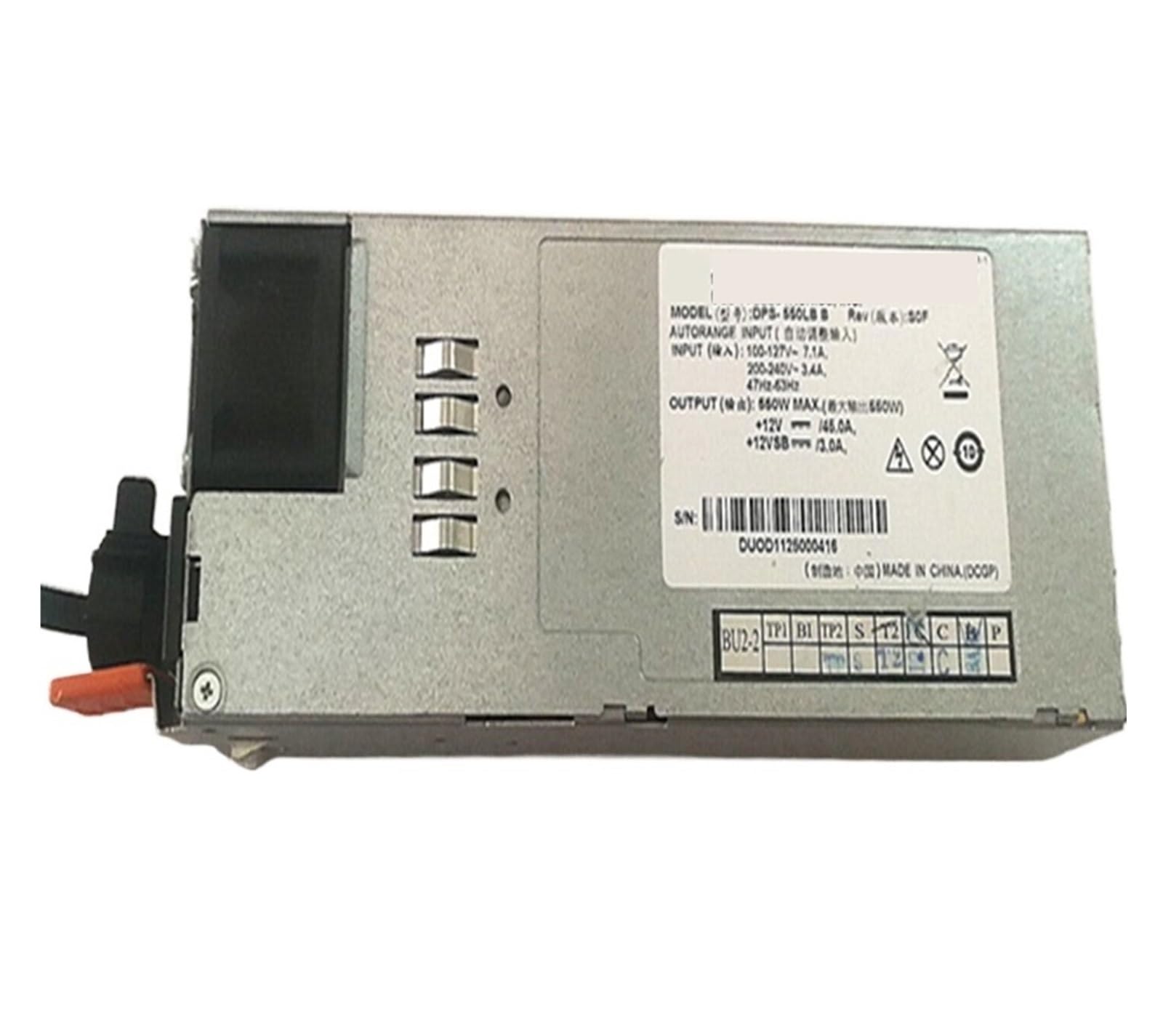 CXDFRSER DPS-550LB B Server Power Supply 550W Power Supply