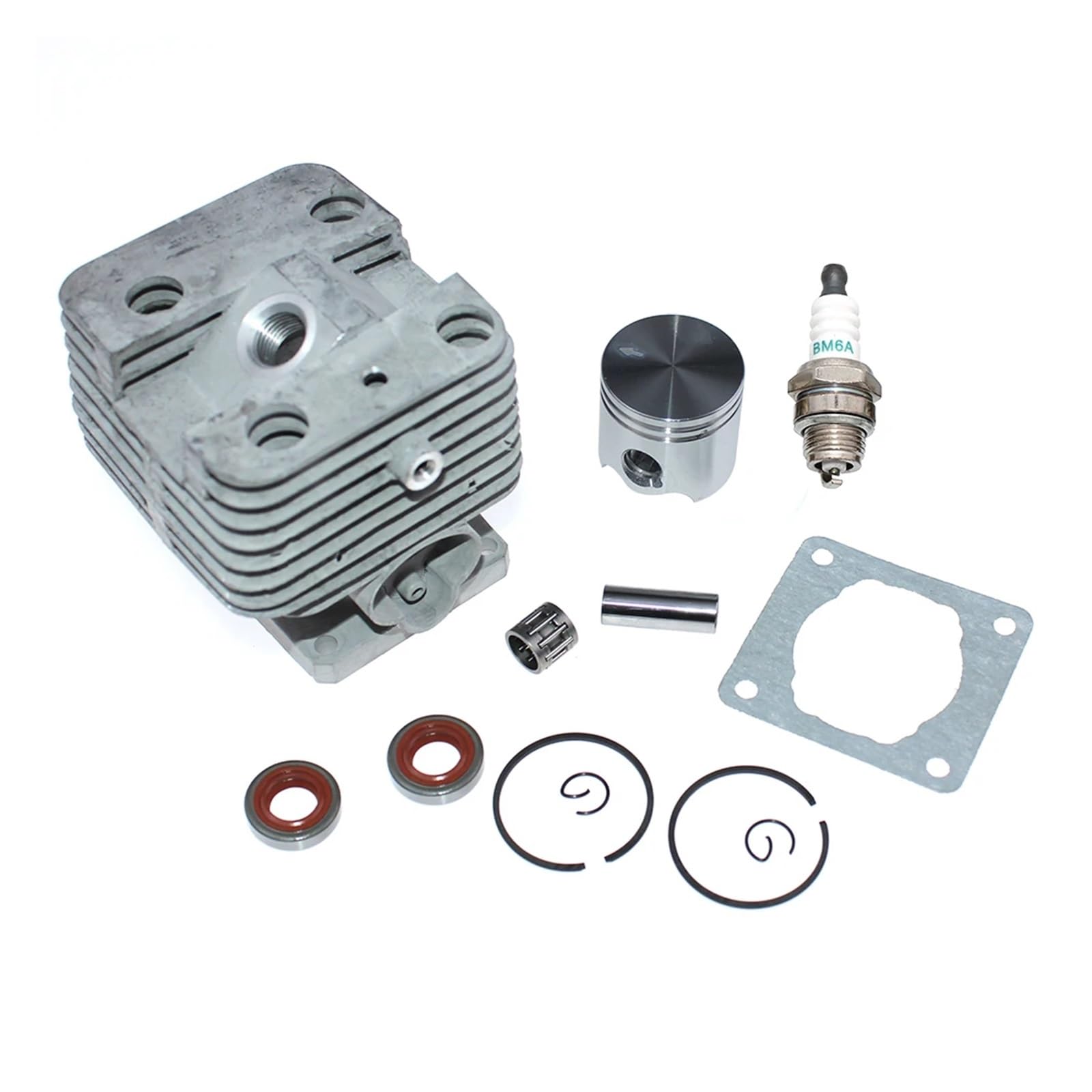 Dingmao Kits de pistón de cilindro de 38MM compatibles con desbrozadora Sthil, limpieza FS200 FS200R 41340201212 41340201207