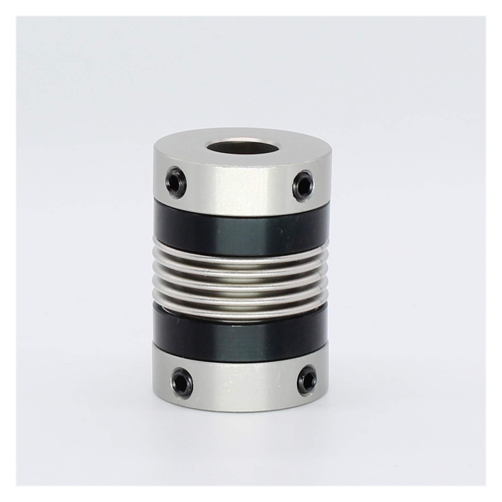 WAAZVXS Coupler Zero Backlash 12mm 38mm Shaft Coupler Bellows Coupling for Motor Lathe Connect (Inner Diameter : LB B D65L82 12mm)