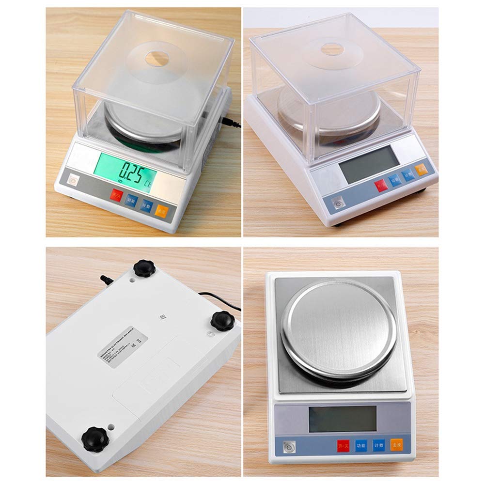 Balance numérique de précision pour Bijoux, Or, électronique Scientifique et précise, pour Laboratoire et Industrie, avec Compteur analytique, 1 kg/0,01 g, 600 g/0,01 g,600g/0.01g
