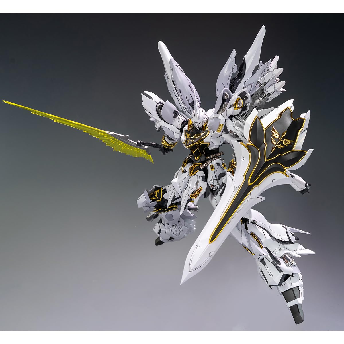 HiPlay Comet Technology Bianco Triple Speed Sinanju Telaio Completo Kit Modellismo Scala 1/100