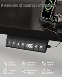 Homall 140x70 nero con porta USB e 3 memorie foto 4