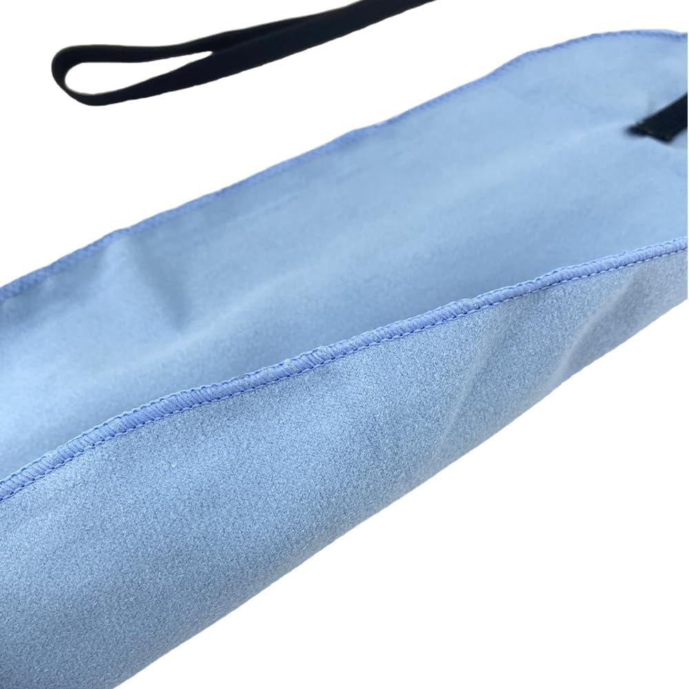 Saxophone Cleaning Cloth — Absorbent microfiber cloth for cleaning and dehumidifying saxophone bodies and inner tubes — Reusable cleaning accessory