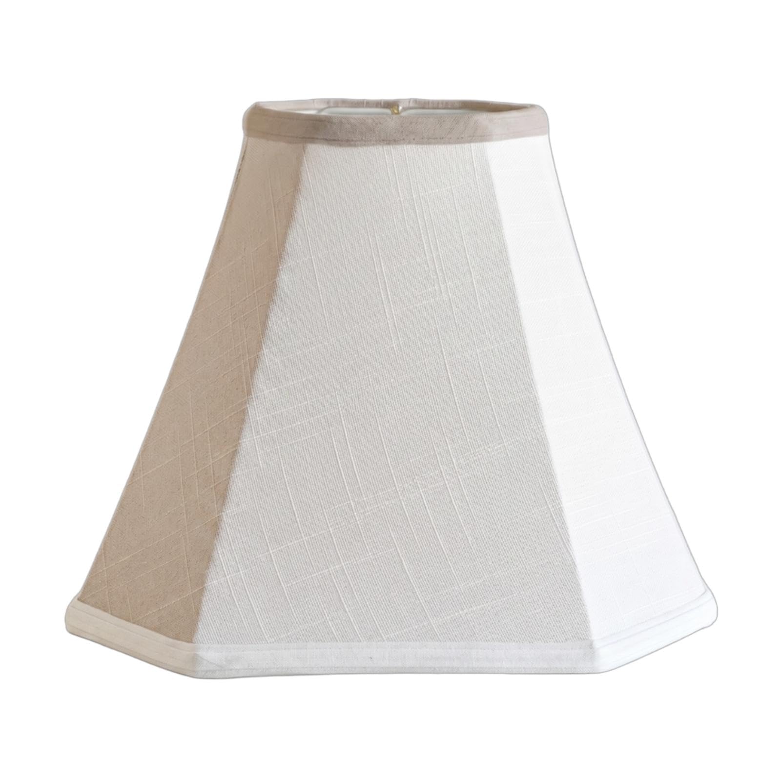 folding Textile Lampshade Tapered Foldable Lampshade Metal Frame Foldable Lamp Shade 15x33x25 Square Wh a-image-10