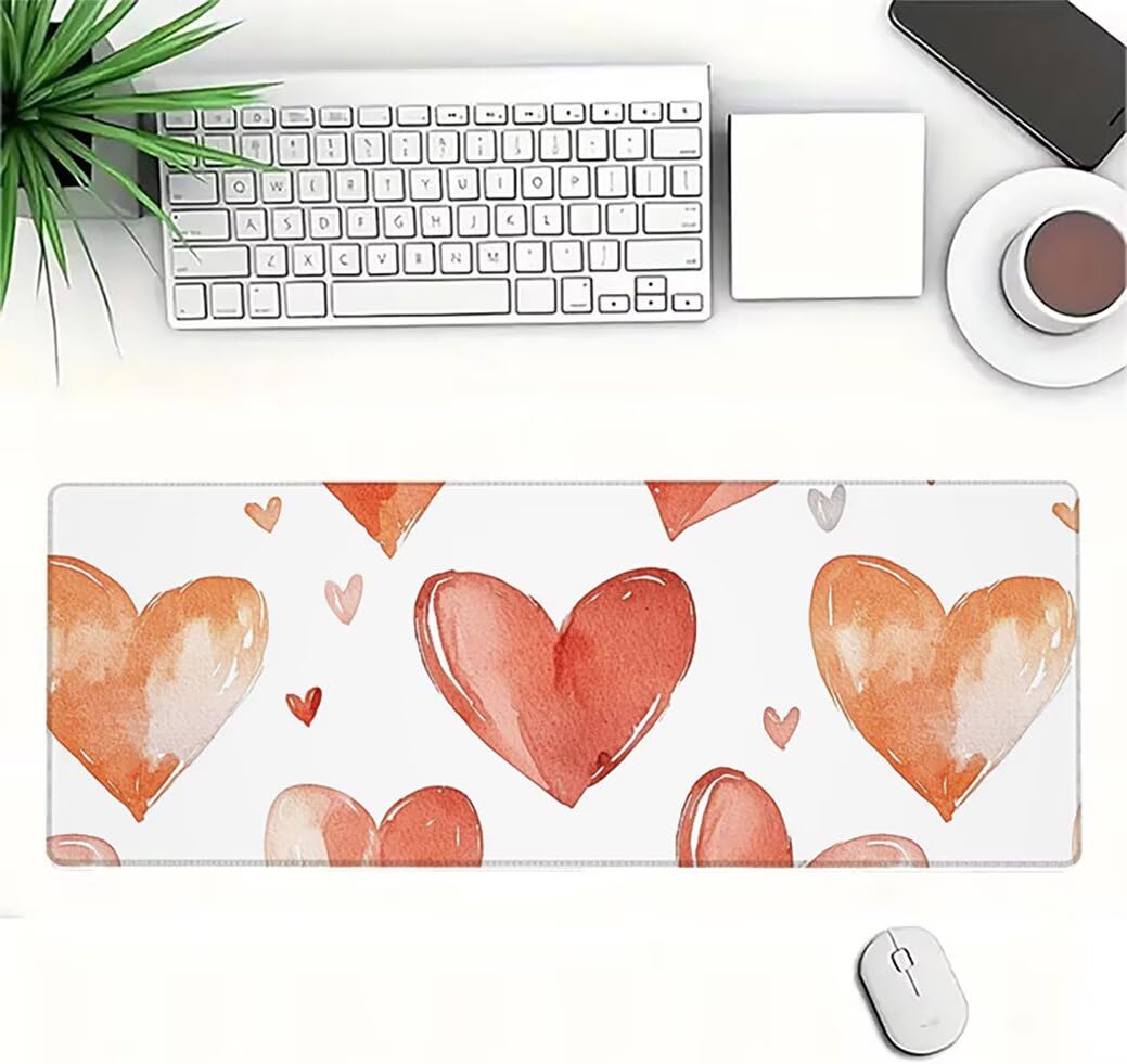 Lpfieonn Cuore Gaming Tappetino Scrivania, 120x60cm PF-3439