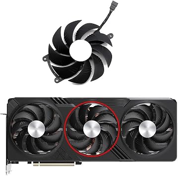 GAH3S2U 0.60A RX 7900XT GPU Cooling Fan,For GIGABYTE for Radeon 7900 XTX graphics card fanB-Fan