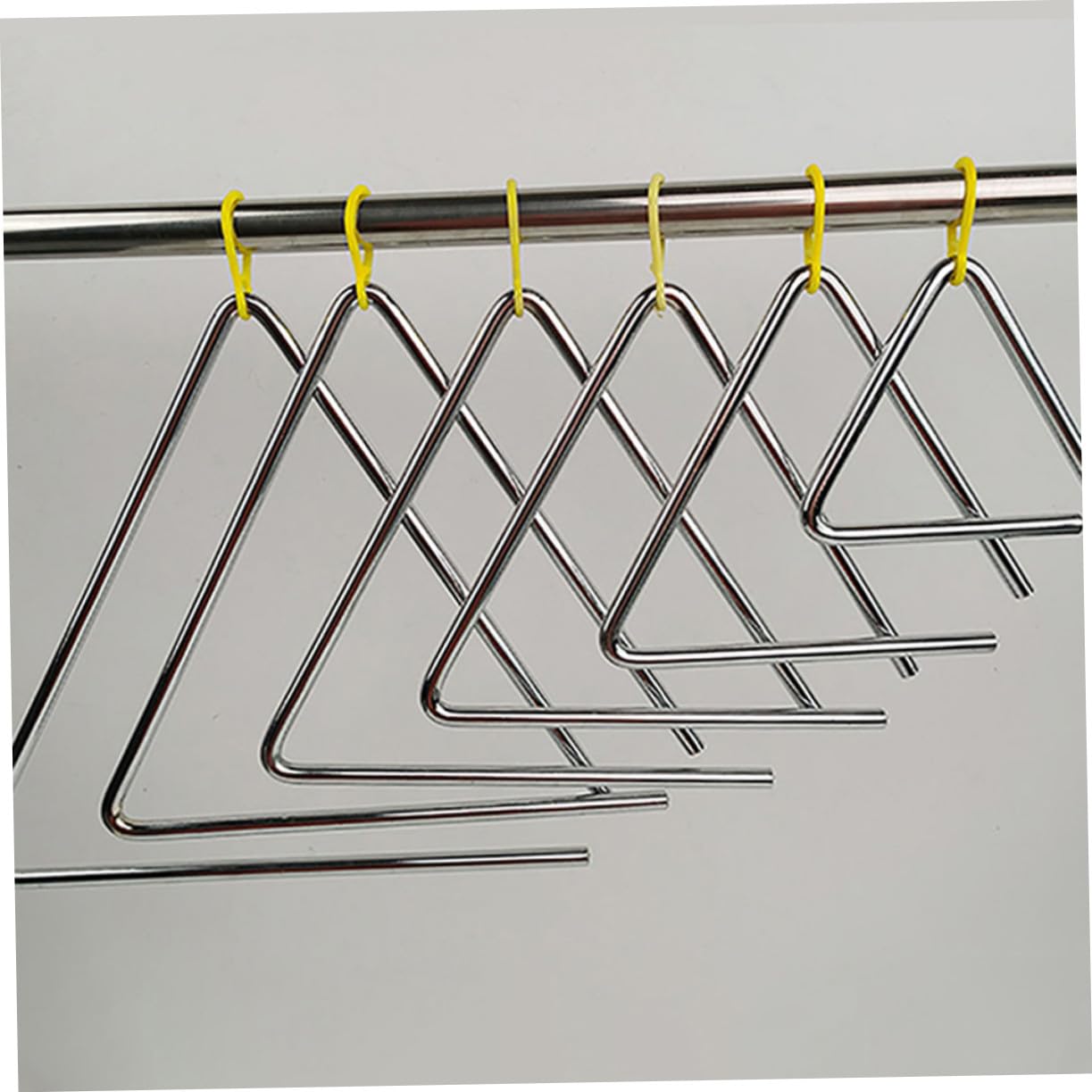 Campana Triangular de Metal para Niños, 5 Juegos de Hierro