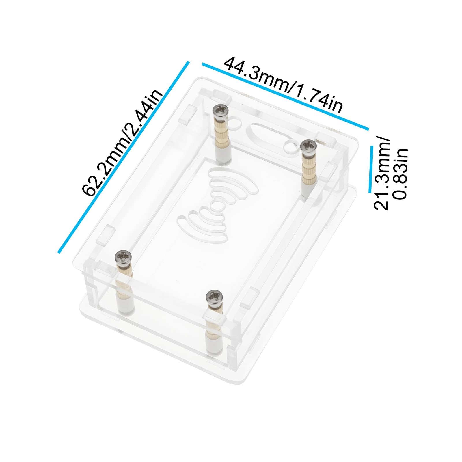 2Pcs ESP32 30-Pin Acrylic Case Compatible with ESP32 Development Board Protective Shell — view 4