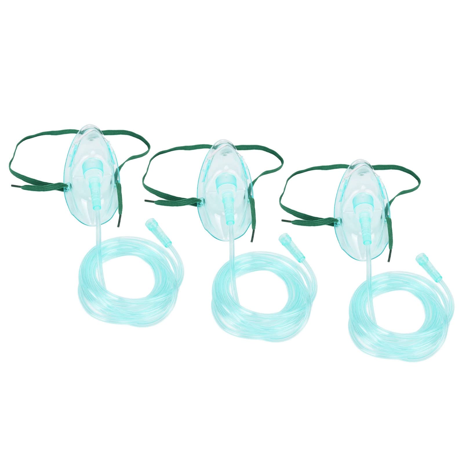 Aeun Oxygen Cylinder, Soft Tissue 3 Sets Oxygen Mask Tube Kit Oxygen Mask For Home Hospital Large Eco Friendly