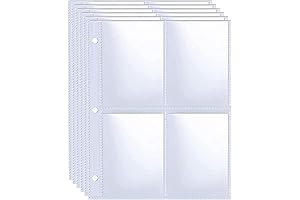 40-Pack Mini Pocket Binder Pages