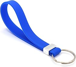 Finest-Folia Silicone Key Ring, blue, S
