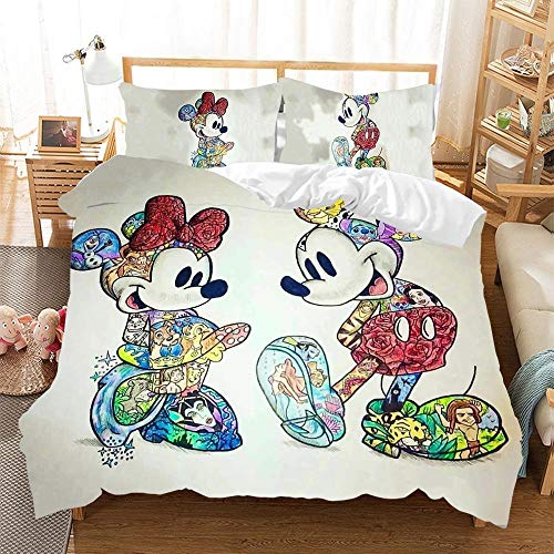 Mickey and Minnie Mouse Bedding Set