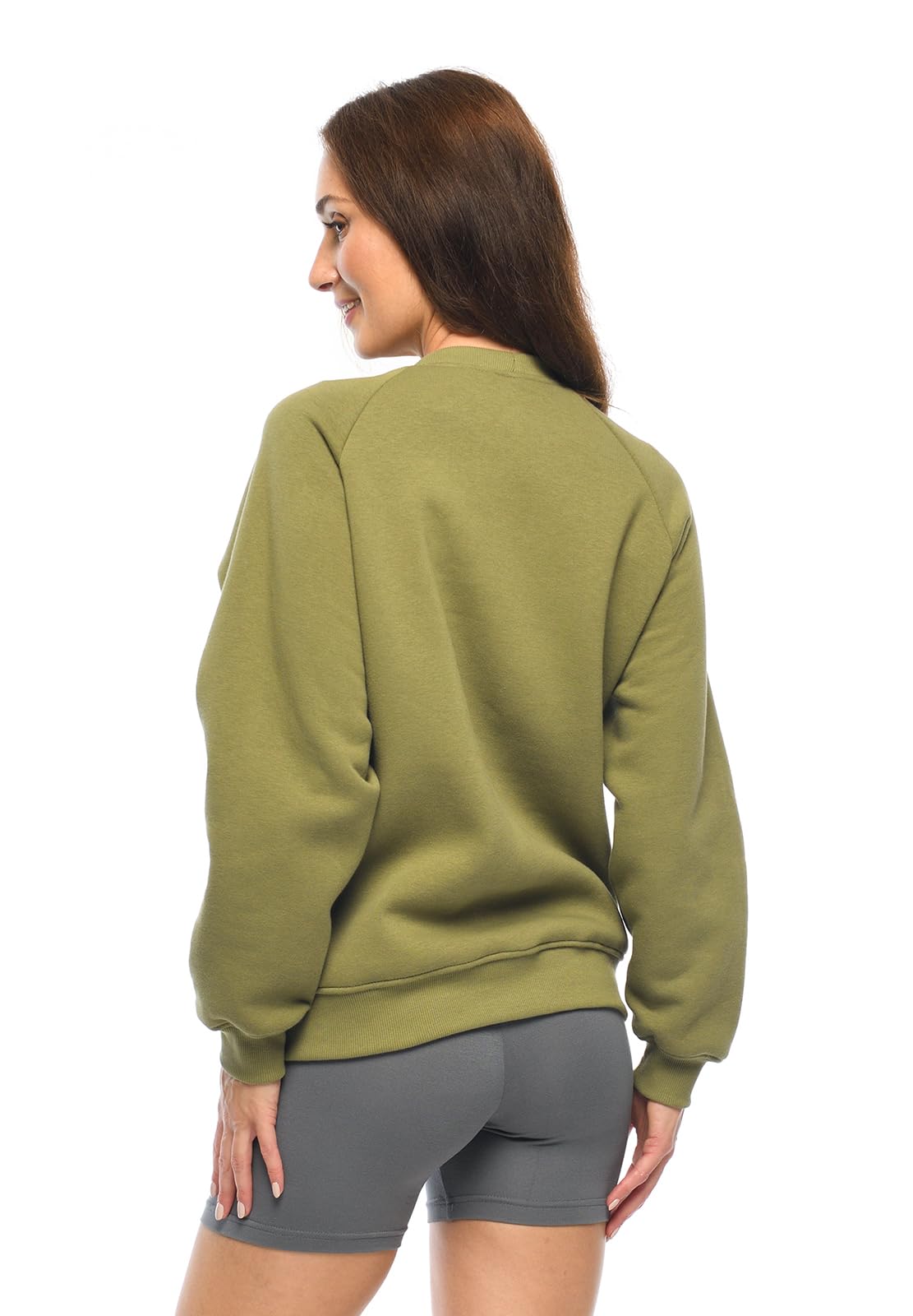 MijaCulture Umstandsmode Pull d'allaitement et pull de grossesse 2 en 1 Olivia M019 (DE/NL/SE/PL, Alphanumérique, L, XL, régulier, vert)