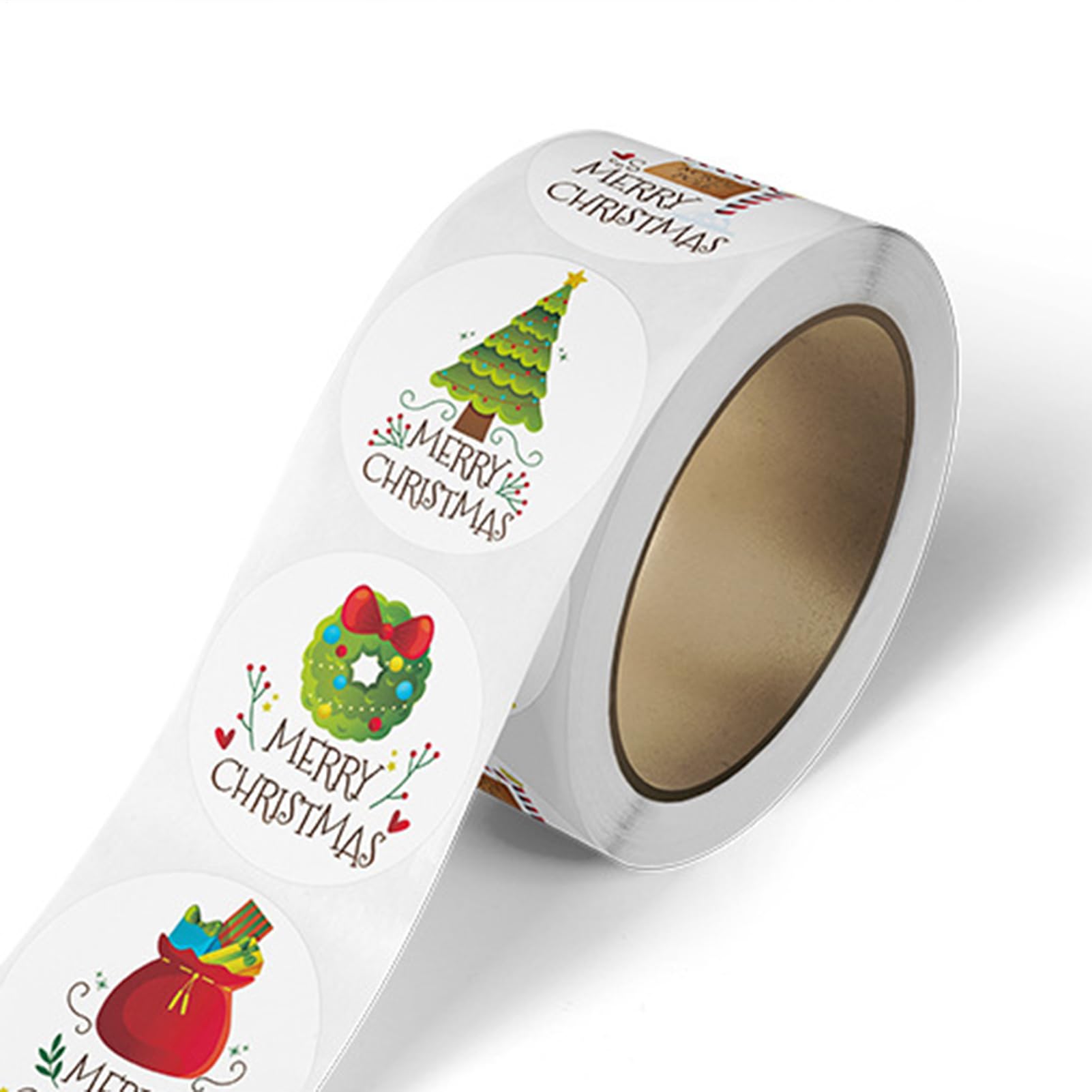 Rotolo Di Adesivi Natalizi Per Bambini Assortimento Di Decorazioni Festive