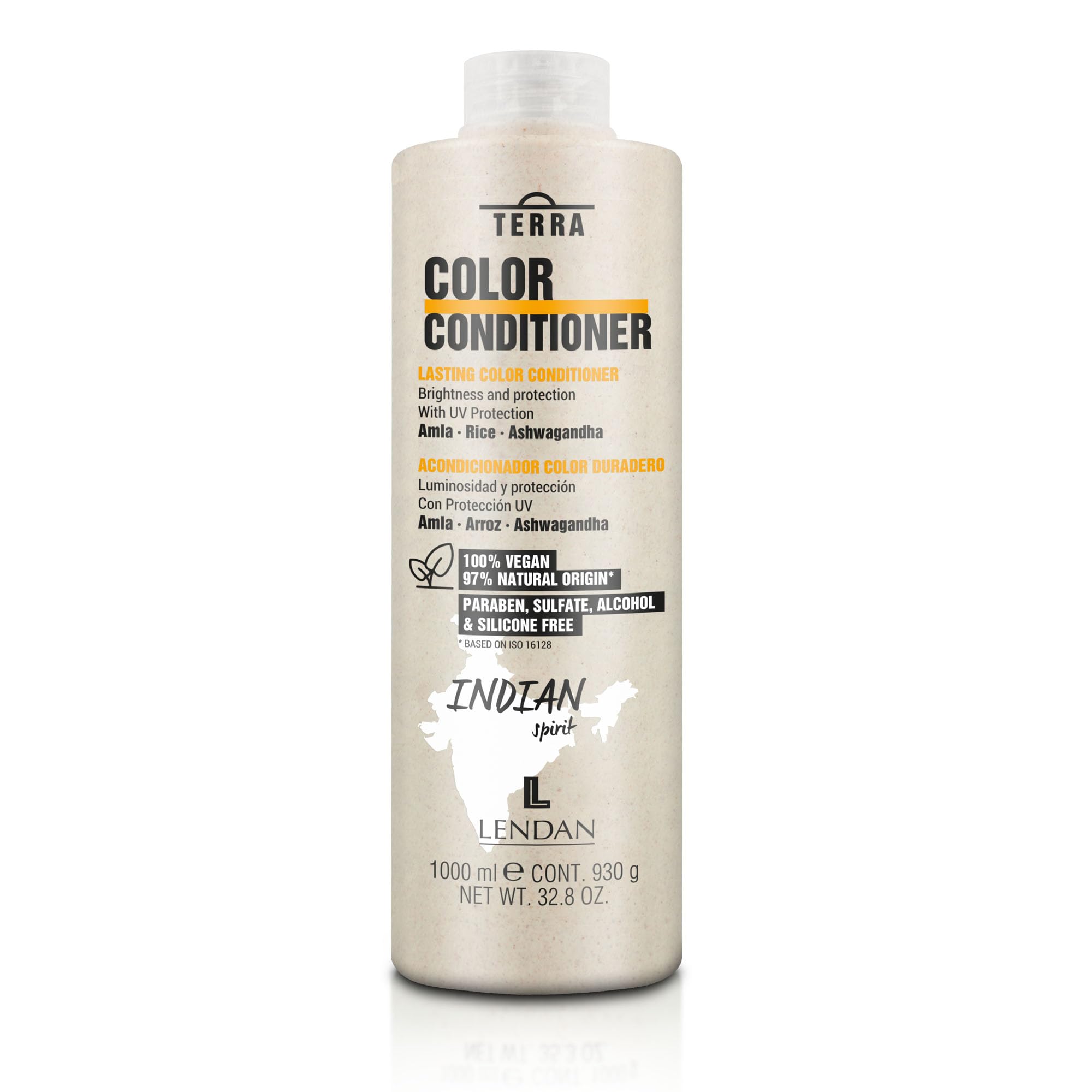 Lendan - Colored Hair Conditioner - Terra Color Conditioner - 1000 ml - Hydrates and Softens Hair - Improves Hair Color Intensity - Strengthens Hair - Shiny Hair - Vegan