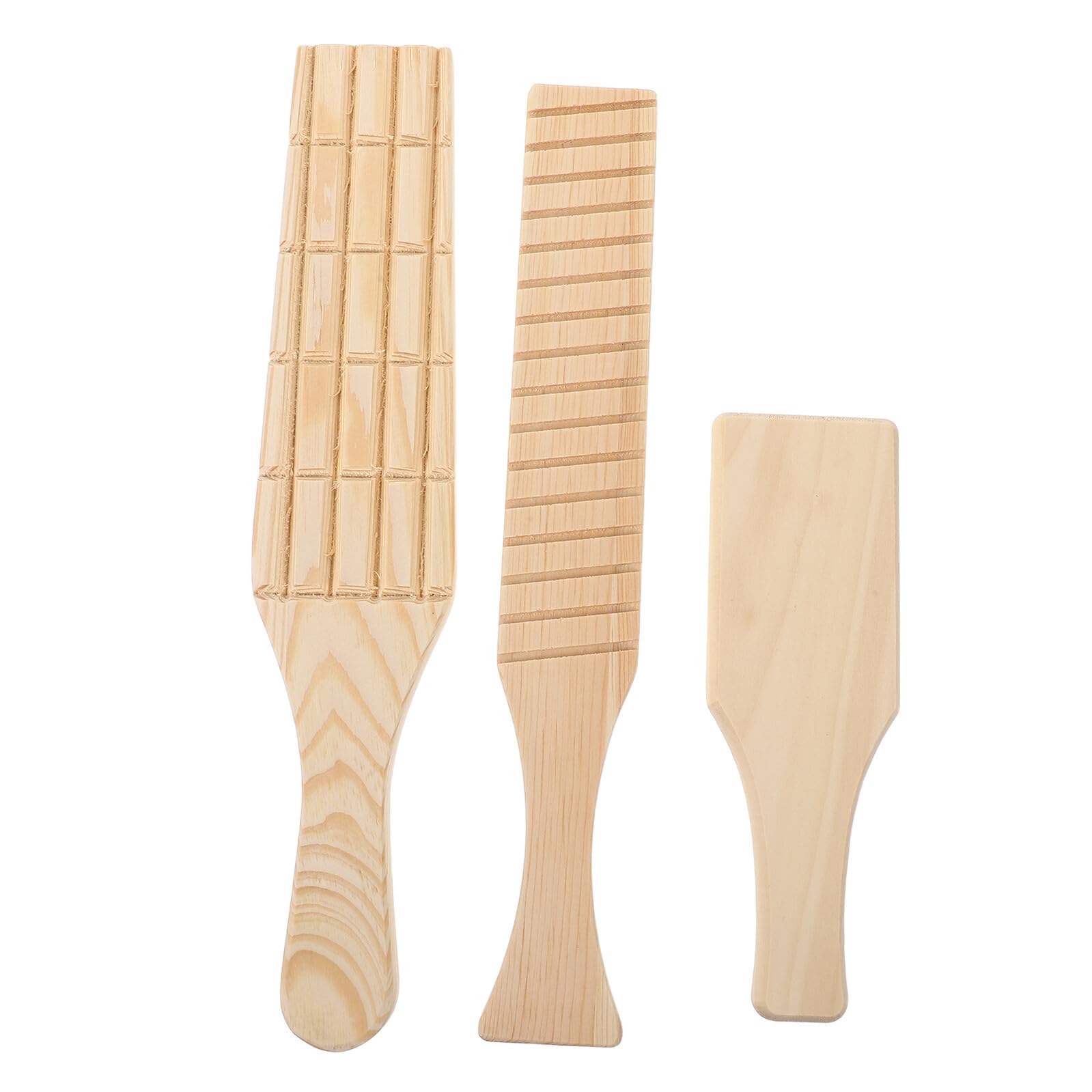 3 Piezas Losa de Arcilla de Cerámica Paletas de Madera para Herramientas de Cerámica Kit de Herramientas de Madera para Modelar Arcilla