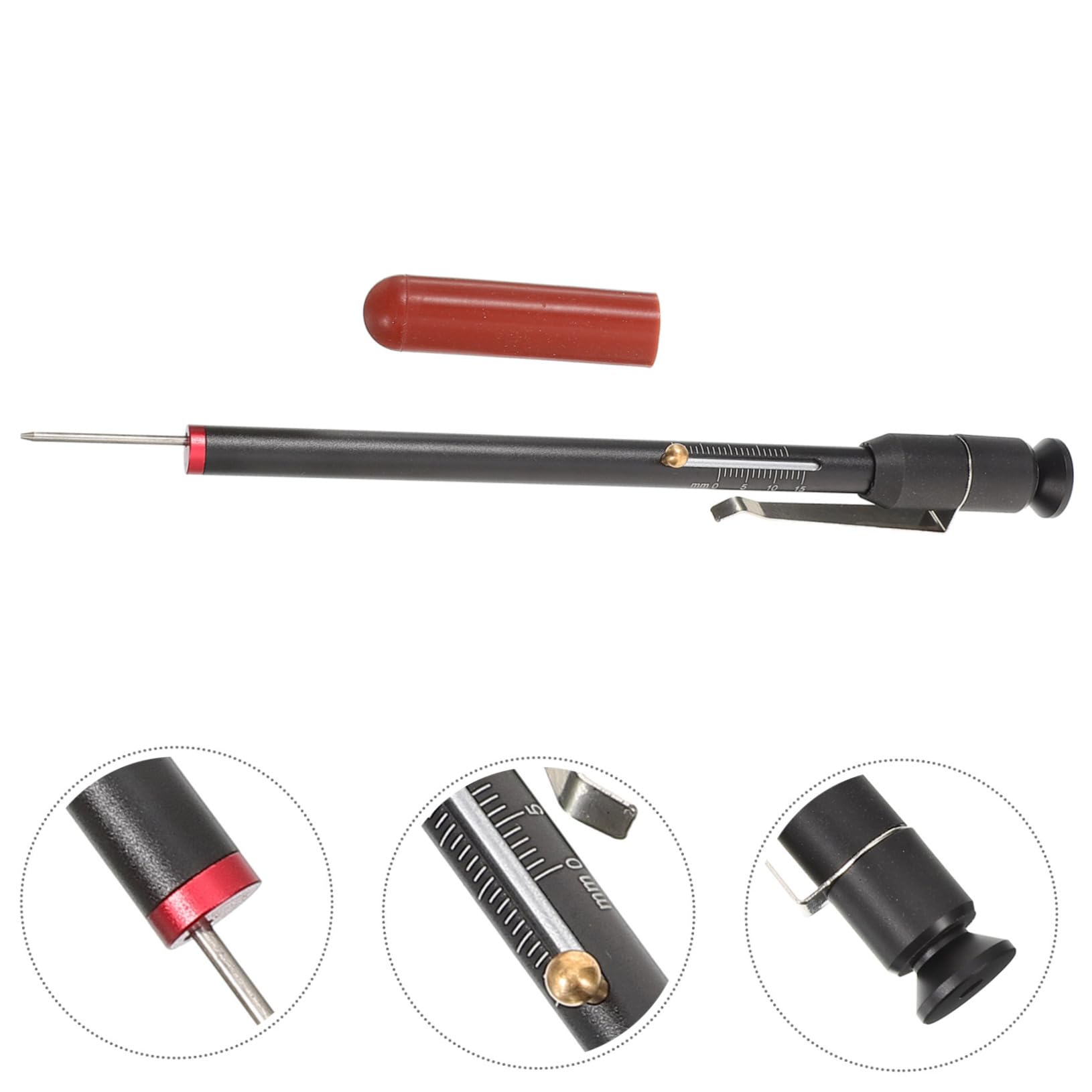 HAPINARY Car Brake Pad Thickness Gauge Tool Measuring Device for Accurate Brake Pad Inspection