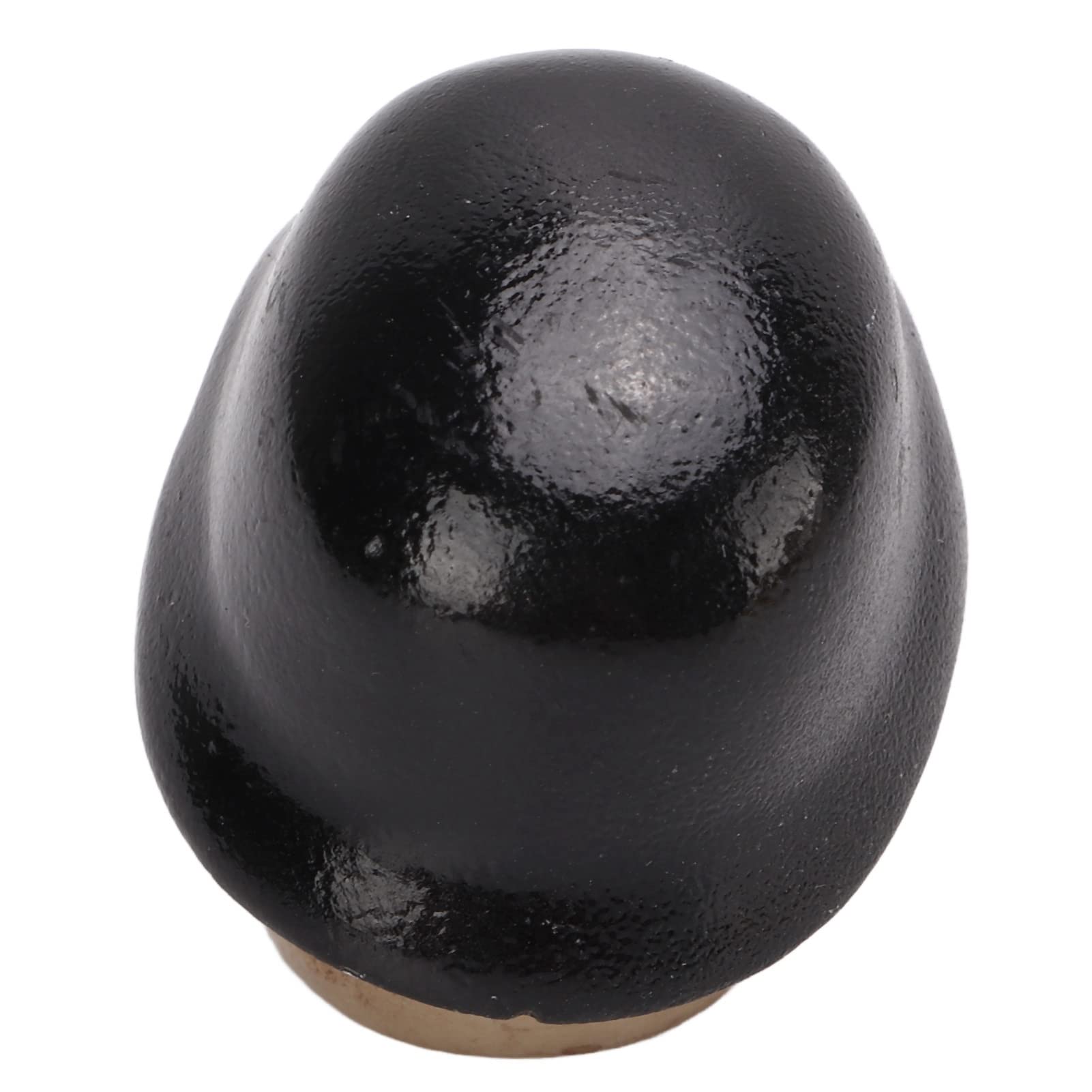 Cocoarm 4 Piezas de Tapones de Válvula de Neumático de ABS y Cobre, Tapones para Vástago de Válvula con Diseño de Calavera con Casco, con Anillo de Goma para Sellado de Aire y Bloqueo de (Black)