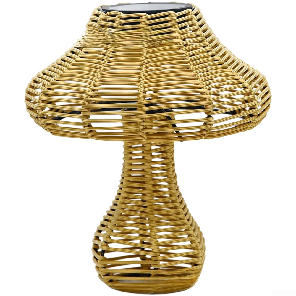 per lampada per solare a in Rattan per Giardino Impermeabile