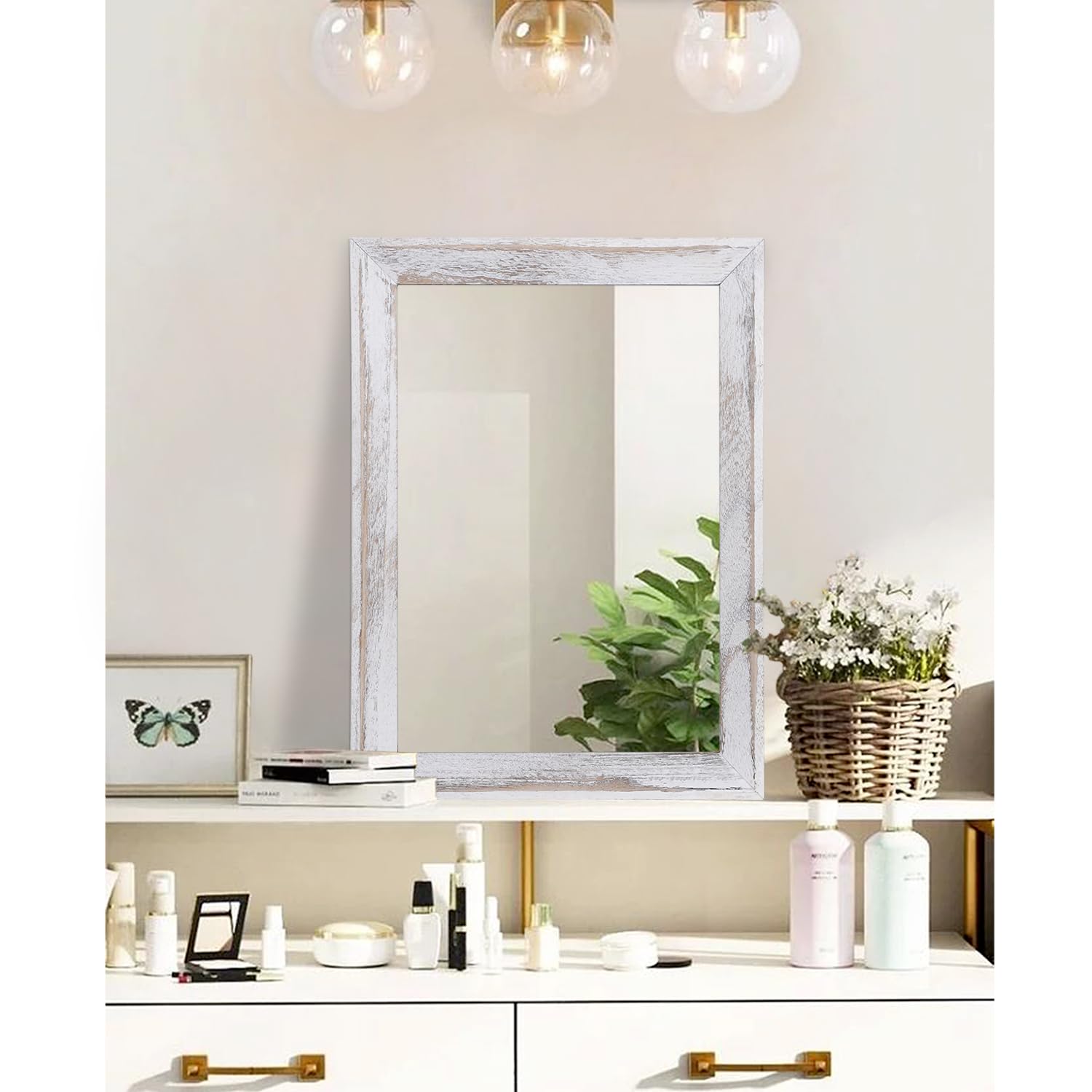 Spiegel met houten frame 40x160x4,8cm kopen? Spiegels