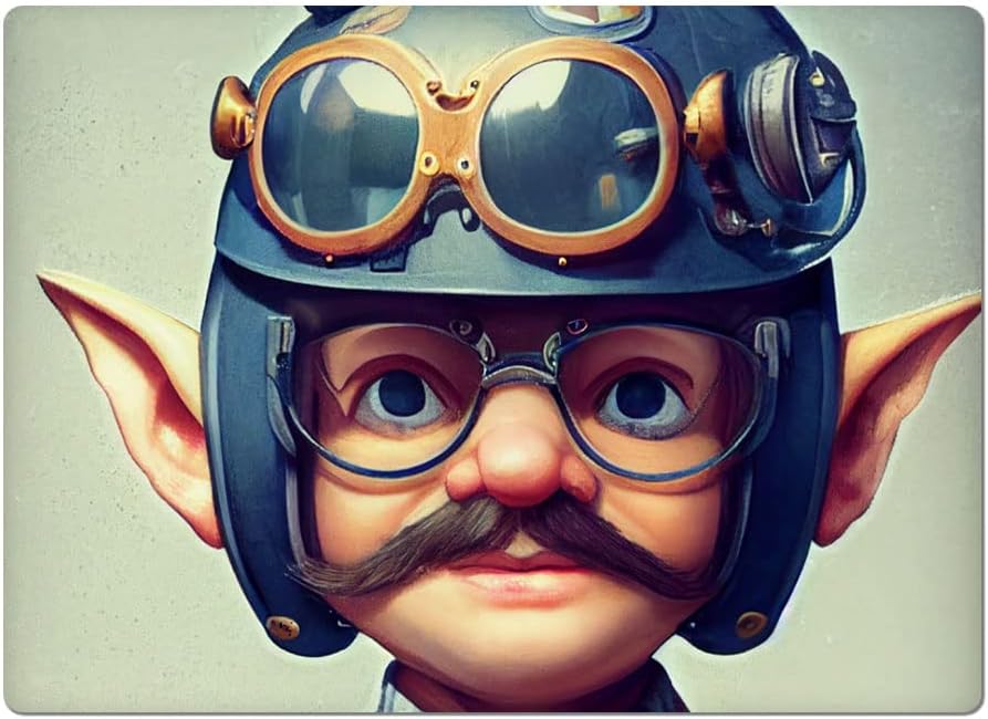 Portrait Car Magnet 2 PCS - Gnome Car Magnet - Graphic Sticker