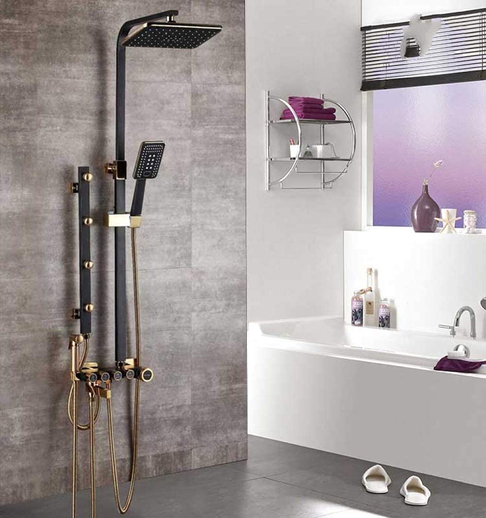 Système de douche colonne complète avec mitigeur douche et jets de massage