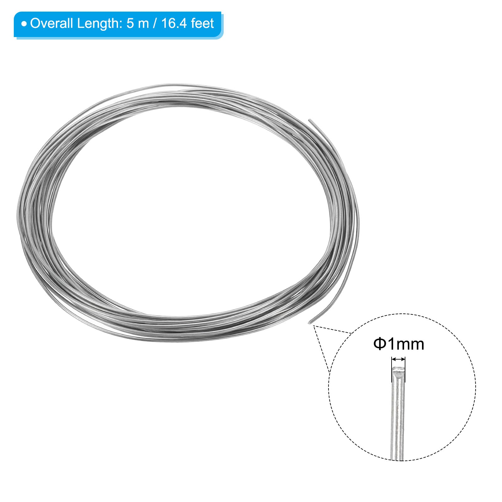 PATIKIL 99.99% High Purity Zinc Wire - Image 2