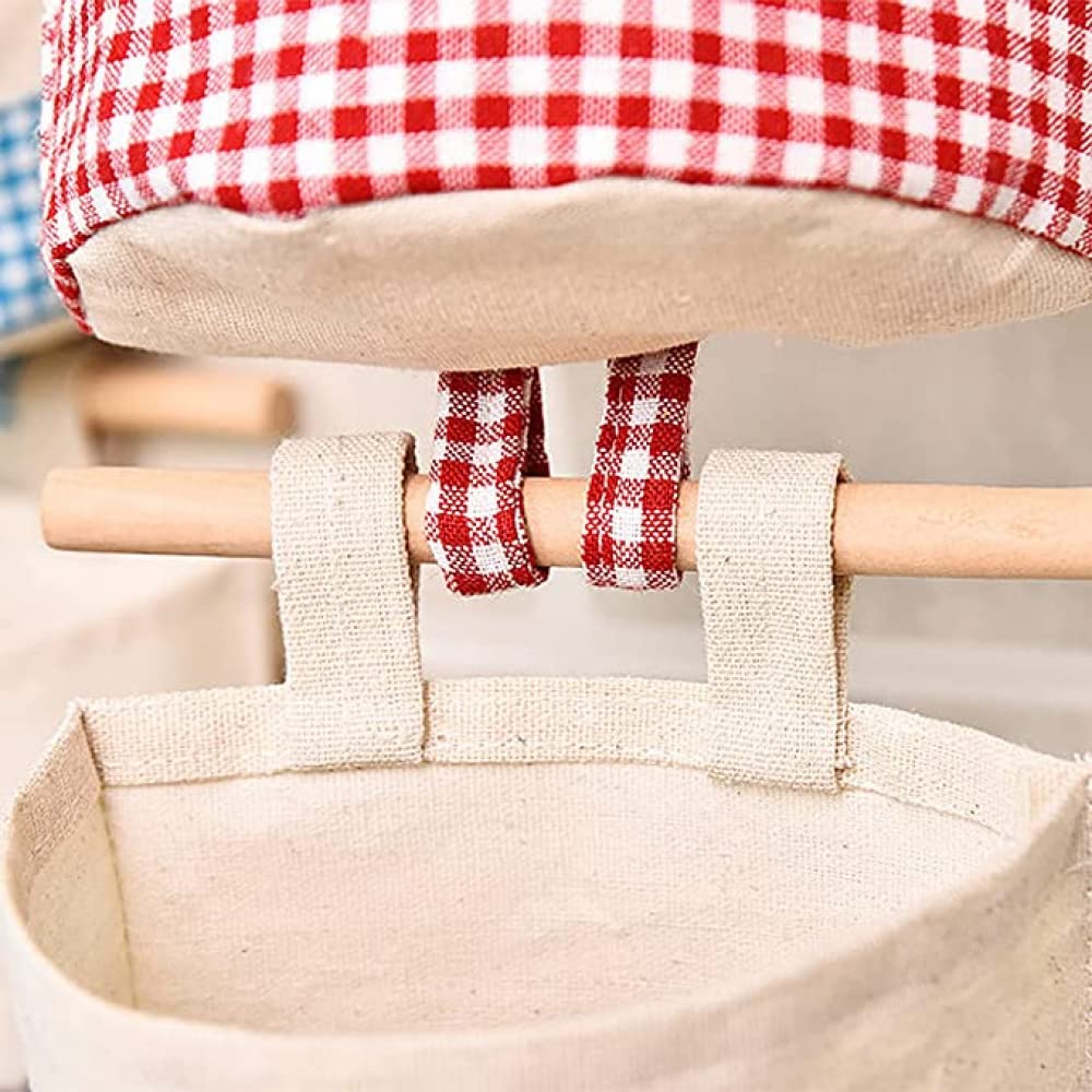 Sac De Rangement Mural, 8 Pièces Imperméable À L'eau Sur La Porte Organisateur De Placard En Tissu De Lin Organisateur De Poche Suspendu Sur Porte Organisateur Suspendu Pour Chambre Salle De Bain