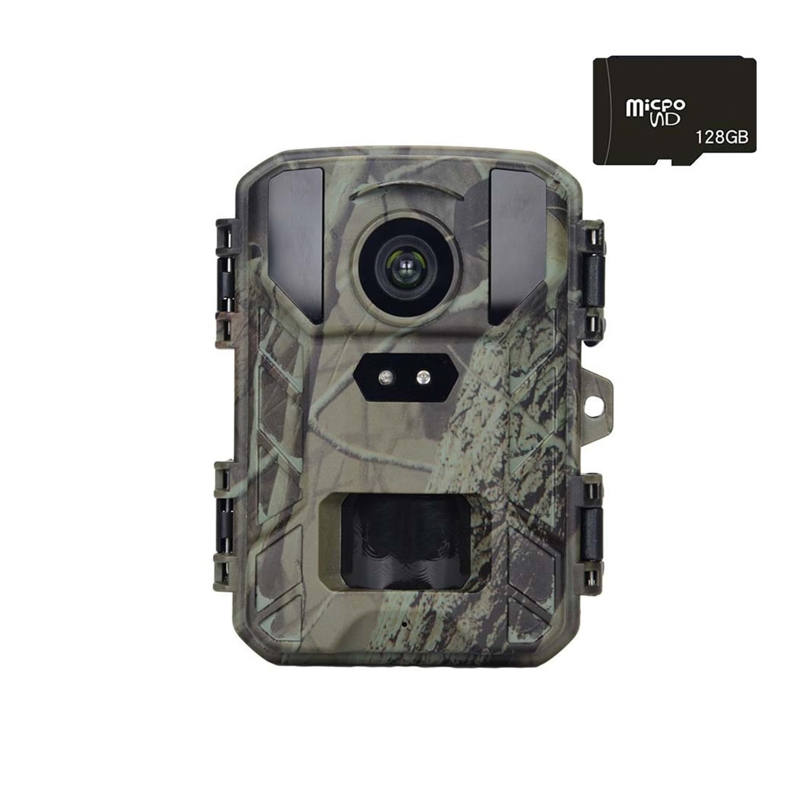 Oshpmbdlyfj With 128Gb Card 4K Mini 800 Mini Wildlife Hunting Camera 50Mp Keep Way Trail Camera Waterproof Hd Night Vision Infrared Photo Trap With 256Gb Car(With 128Gb Card)