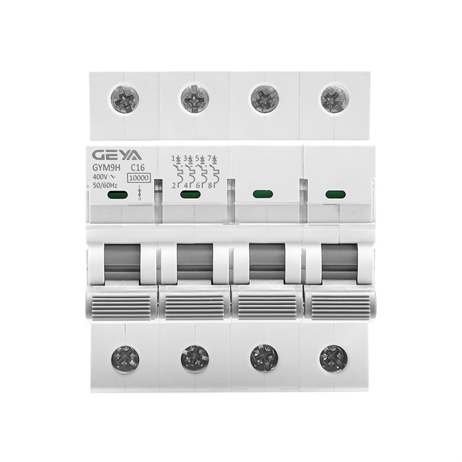 Disjoncteur 10KA 4P GYM9H avec courbe C disponible de 6A à 63A pour tableau électrique