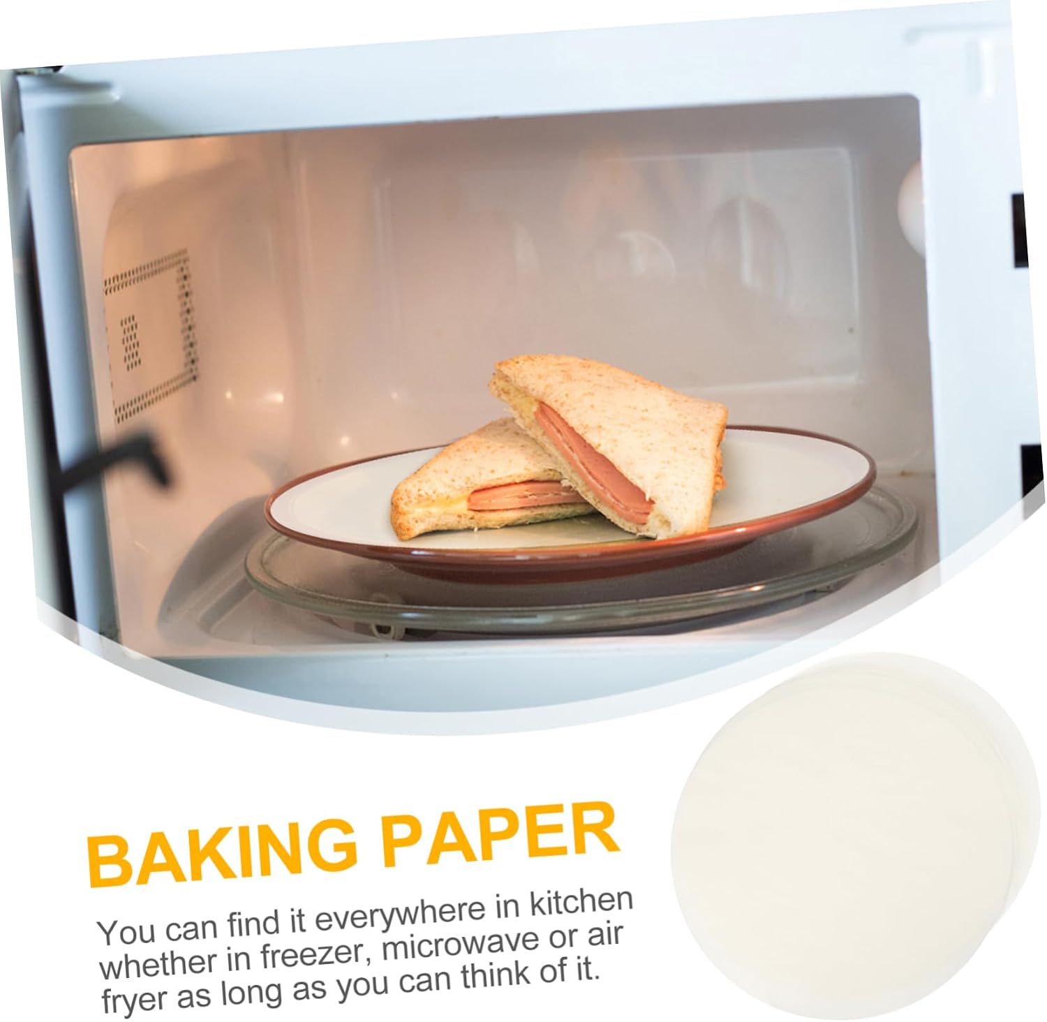 500pcs Kitchen Baking Parchment Paper Non-stick Baking Pop up Parchment Paper Pan Liners for Sheet