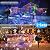 Sanwsmo Christmas Projector Lights, Snowflake Light Projector, Aurora Light with 10 Ocean Waves Remote Control, Holiday Projector Lights Lanscape Decorative Lighting for Home Party Wedding Decor